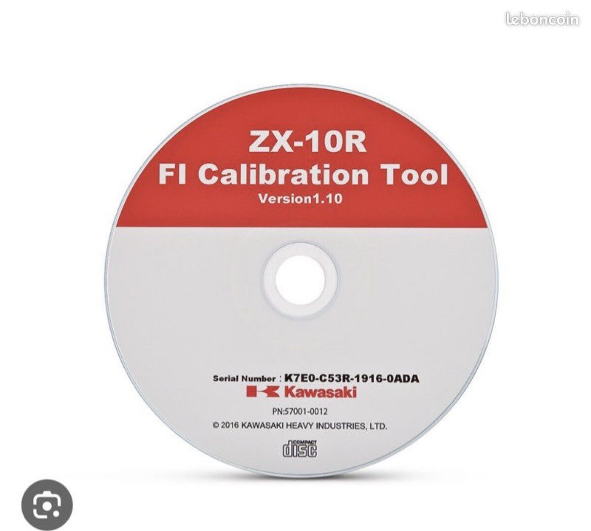 Logiciel KRT FI Tool de calibration injection pour moto Kawasaki EFI