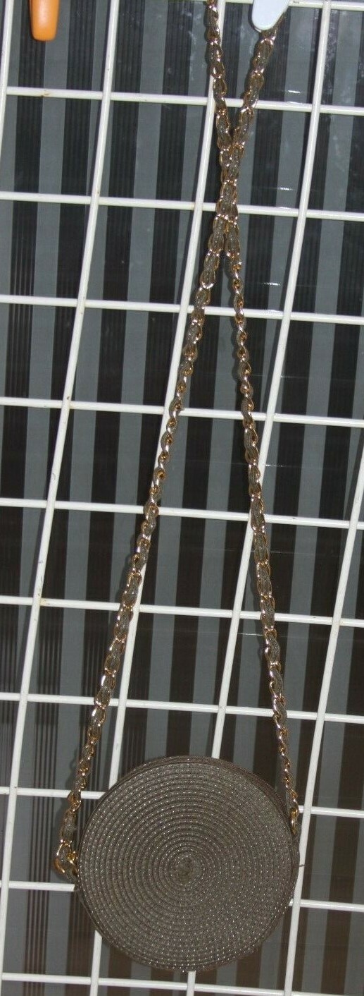 SUN N  SAND SMALL ROUND ZIPPER SHOULDER PURSE