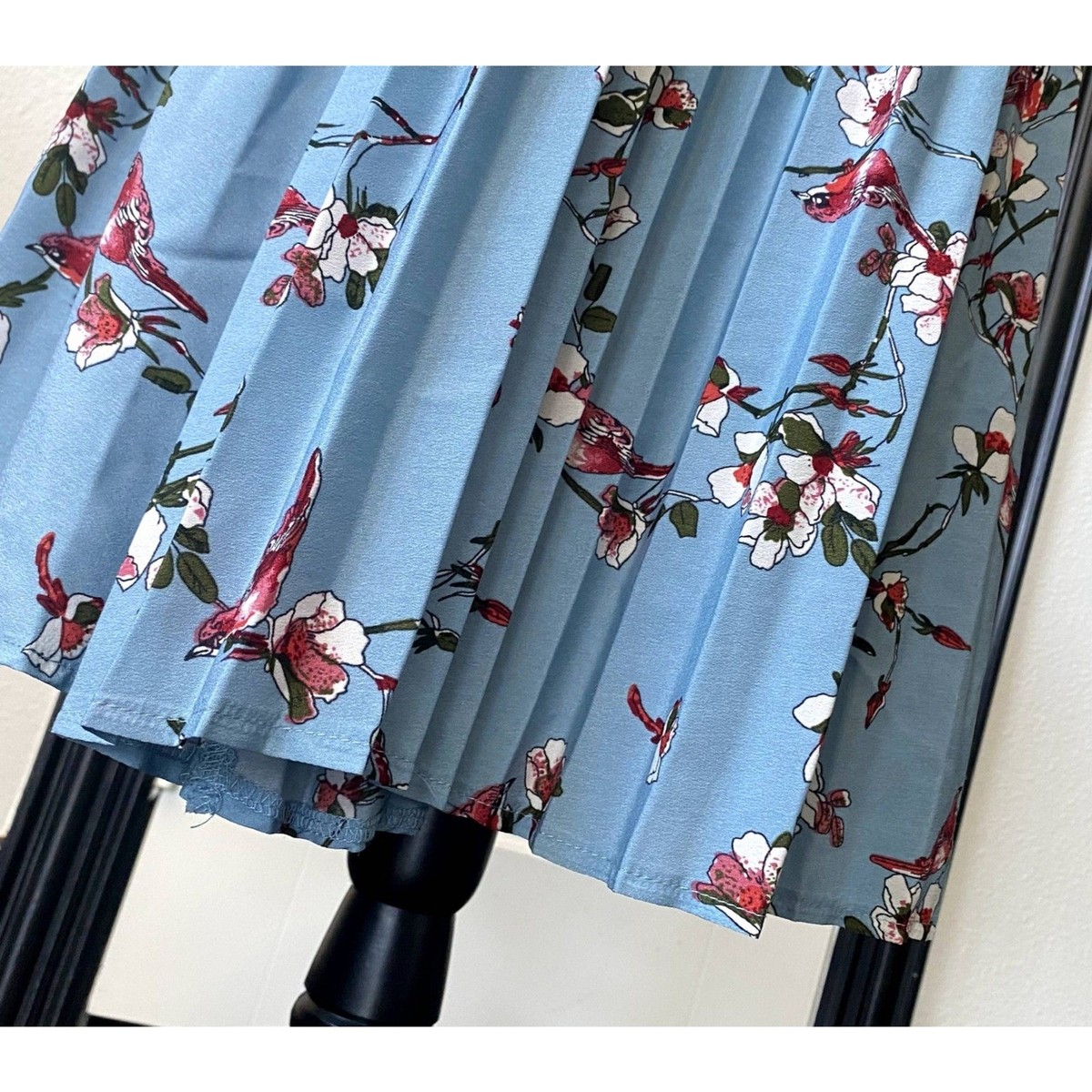blue dress for baby girl Verona Floral Blue Midi Dress main image 1