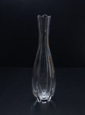 Rogaska 8'' Crystal Modern Glass Bud Vase