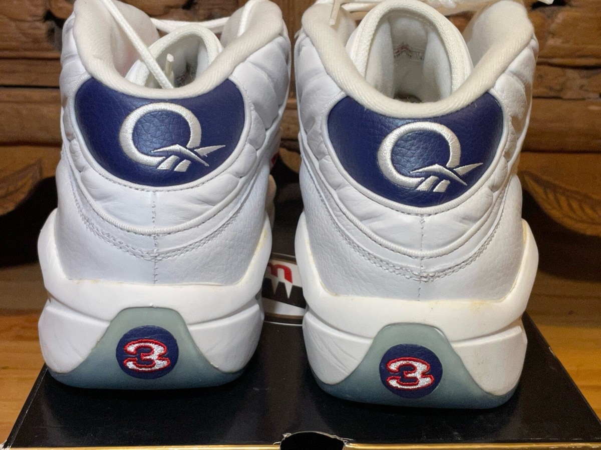 Size 12 Reebok Question Mid White for sale online