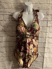 New Swimsuits For All Floral One-Piece Swimsuit - Women's Size 16 203