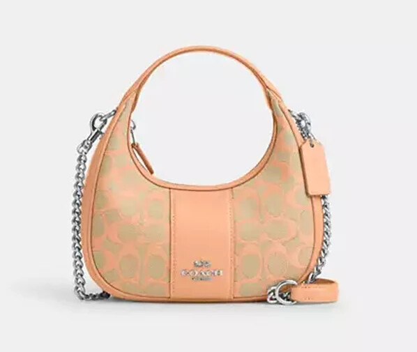 【COACH】Carmen Mini Crossbody Bag In Signature Canvas COACH® Outlet | Carmen Mini Crossbody In Signature Colorblock