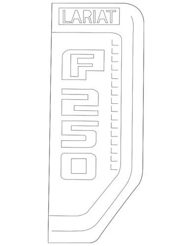 Genuine Ford Nameplate KC3Z-16720-AB