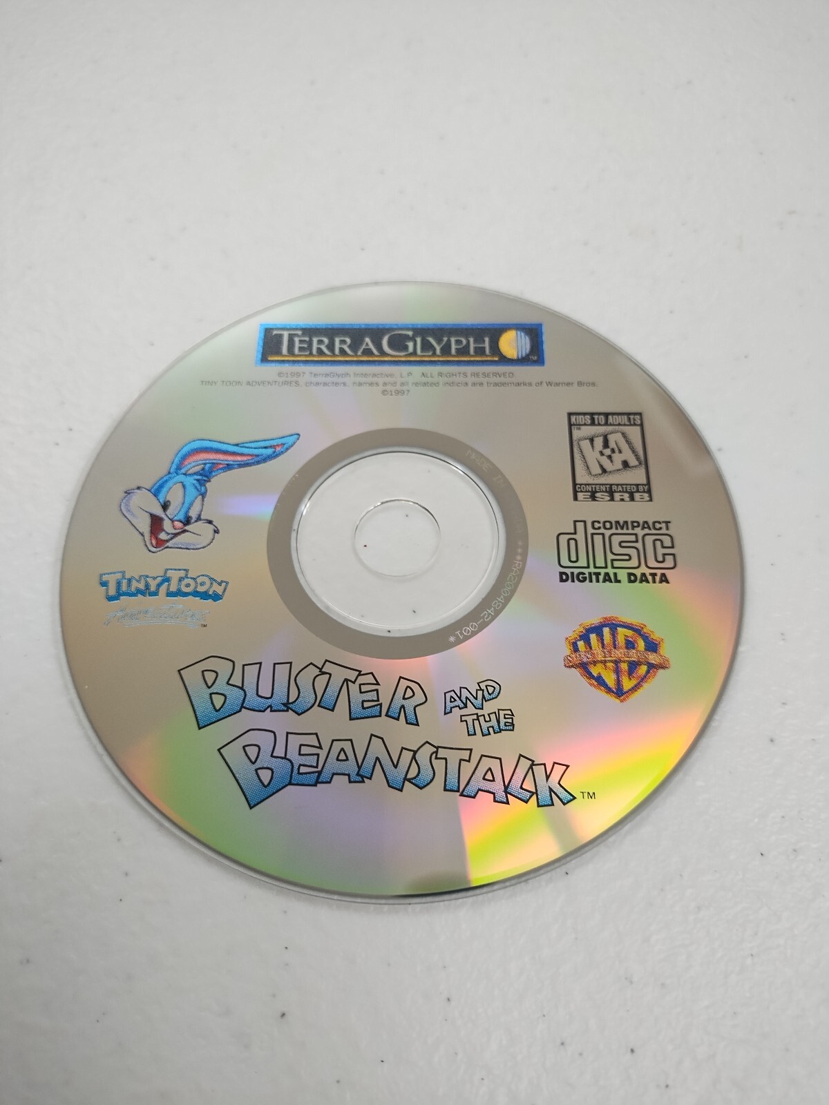 Tiny Toon Buster and the Beanstalk PC *Disc Only* CD-ROM Computer Game RARE VTG