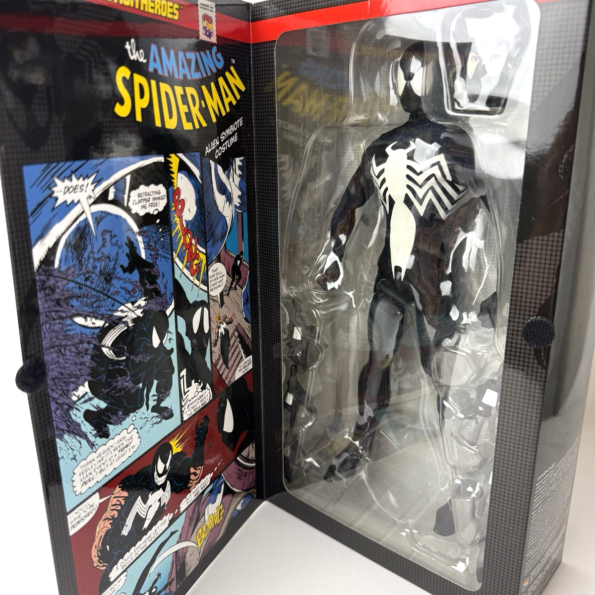 Medicom RAH Amazing Spider-Man Alien Symbiote Costume Real Action