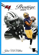 2024 Panini Prestige Football Jalen McMillan RC #351 Tampa Bay Buccaneers