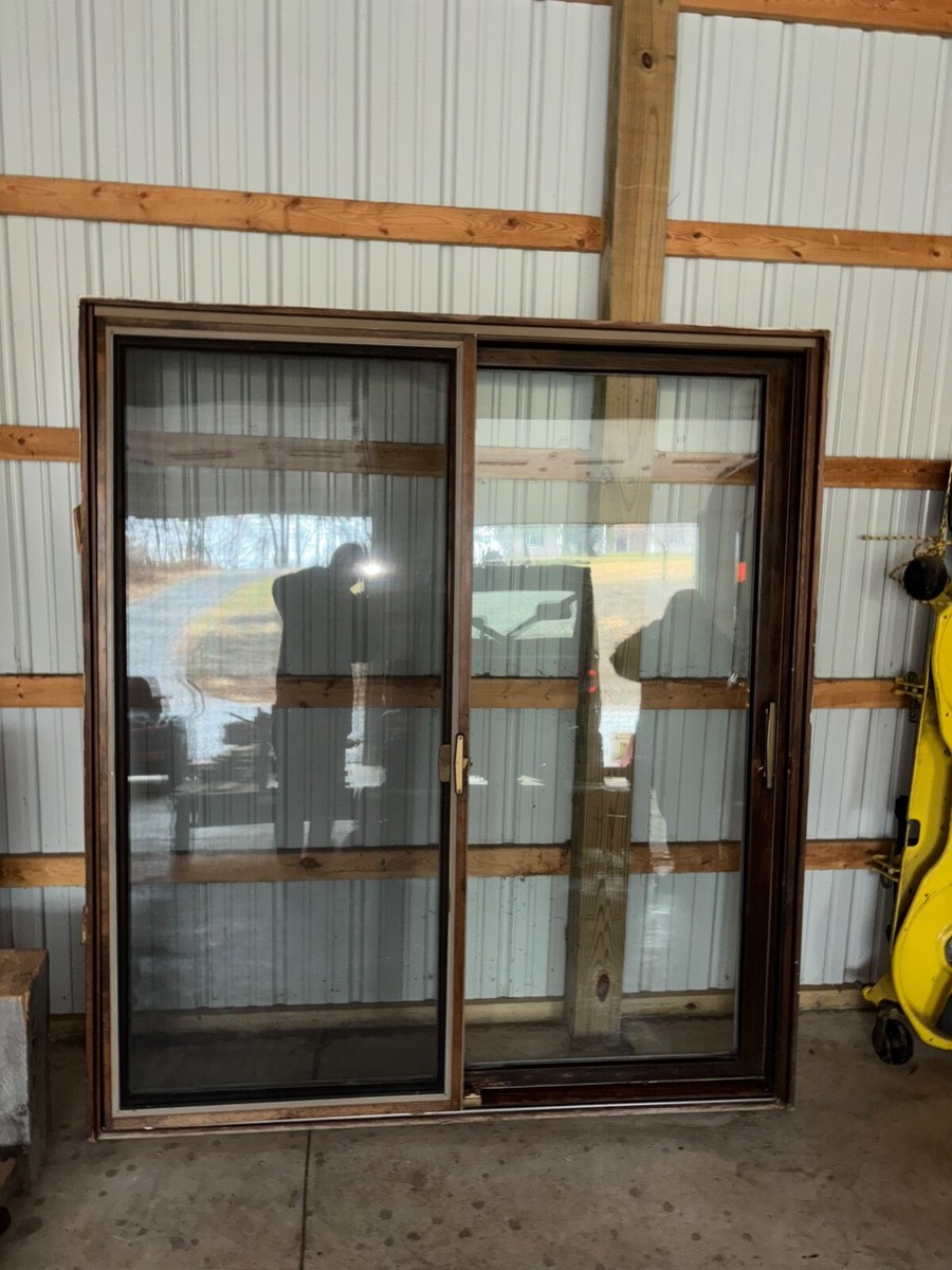 Pella Sliding Patio Doors Pella White Clad Exterior Sliding Glass Door
