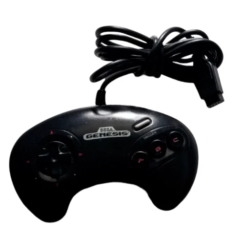 SEGA Genesis Controller red 3 button Vintage Retro Video Game original oem
