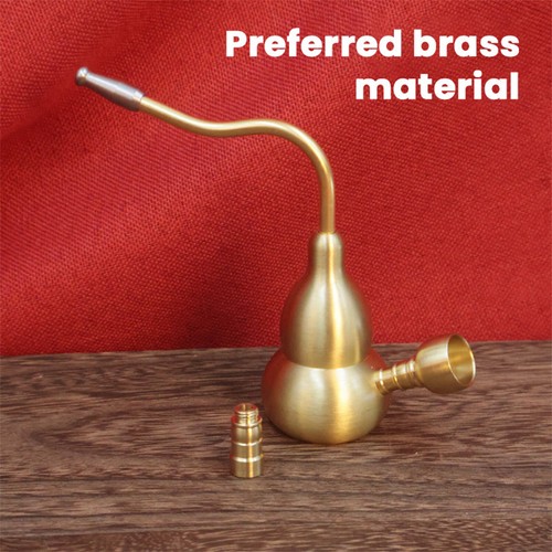 Brass Hookah,Portable Brass Hookah Ket,Dual-purpose Long Handle hookah UK NEW ' - Picture 4 of 8