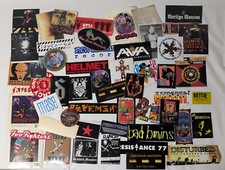 50 Lot of 80s 90s 2000s Punk Rap Metal Rock Music Bands Decal Vinyl Stickers