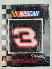Vintage Dale Earnhardt 1999 Caron Hook Rug Kit Nascar Free Shipping Made In USA