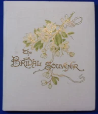 Ca. 1906 Unused Chromolithographed BRIDAL SOUVENIR, London & NY, Nister & Dutton