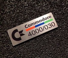 Commodore Amiga 4000/030 Color Label / Logo / Sticker / Badge 42 x 15 mm 271e
