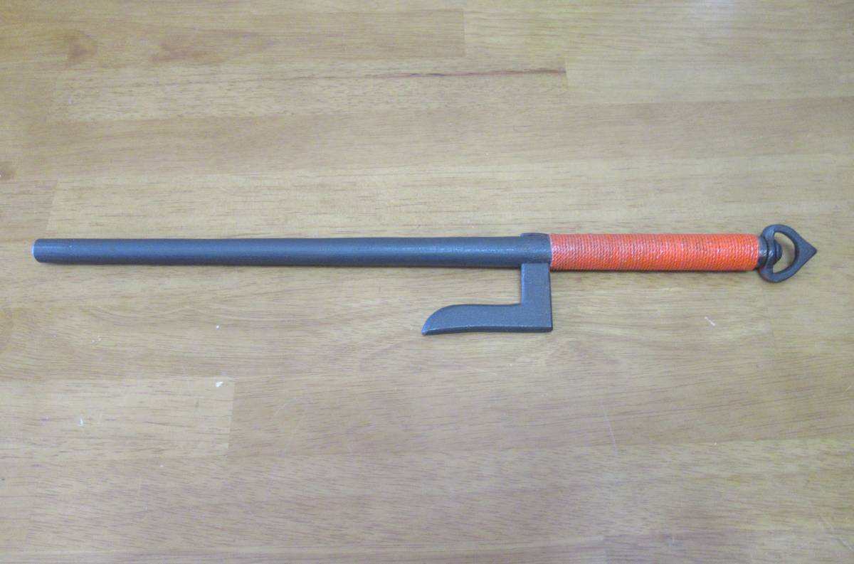 Vintage Japanese NINJA tools iron Jitte truncheon 37cm/14.8inch 19oz