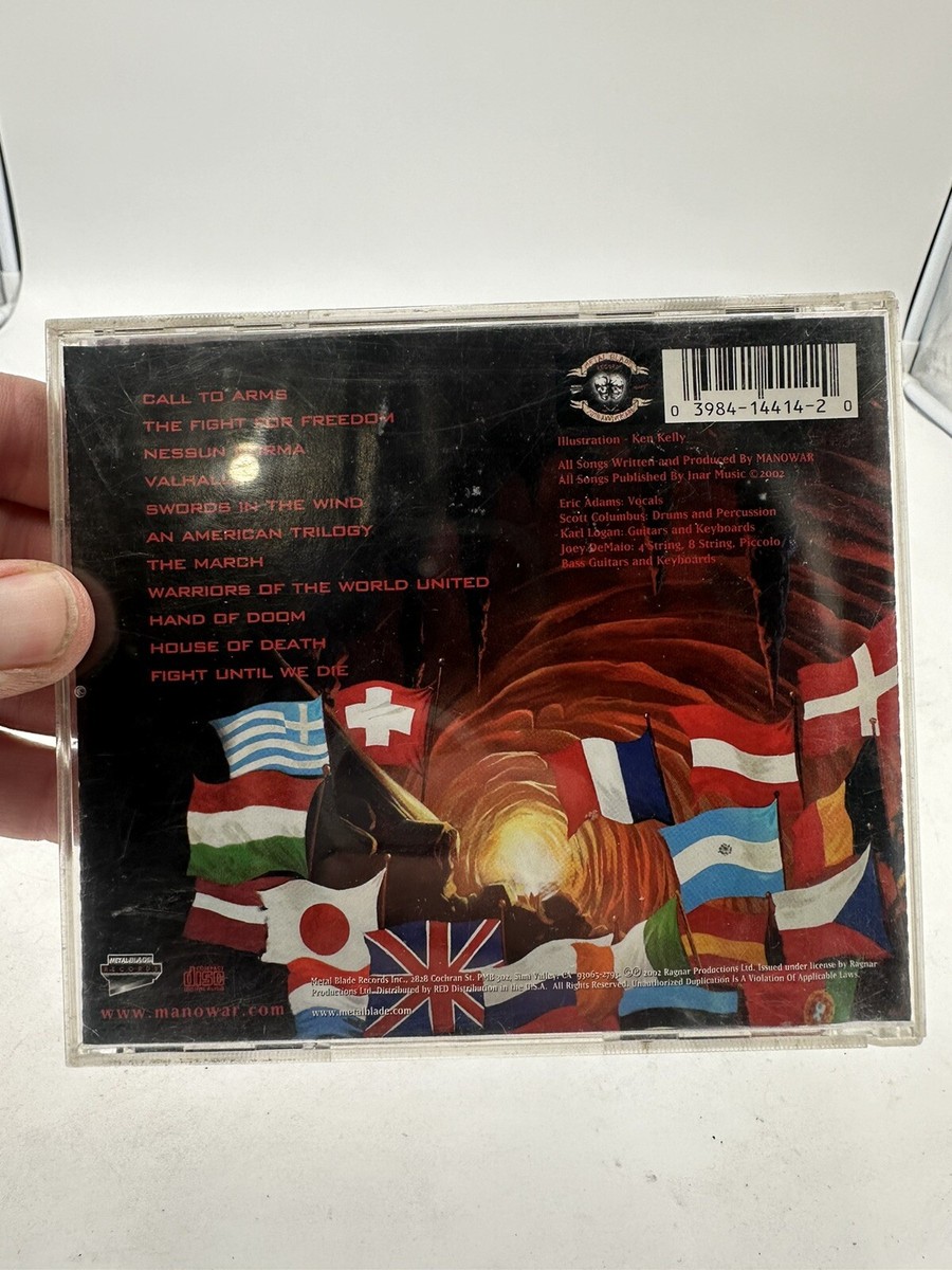 Manowar - Warriors of the World CD - 2002 Metal Blade 39841441420