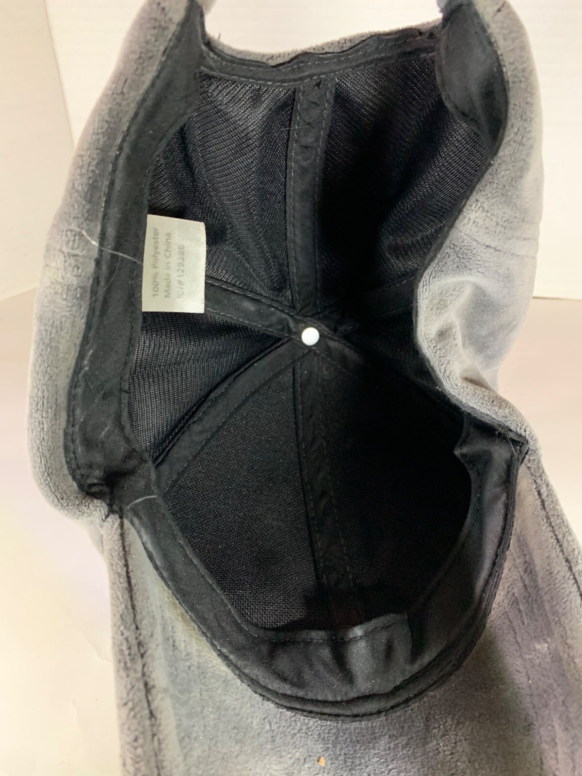 Gray Adjustable Polyester Baseball Cap - image 6