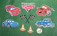Car Die Cuts, Lightning McQueen Die Cut Set, 8 pcs. - Printed, Scrapbooking