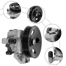 Power Steering Pump with Pulley For Mercedes Benz W204 C300 C350 C207 E350 E550