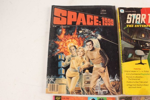 4 Vintage 1960's-70's Science Fiction Comics & Books Space 1999 Star Trek - Picture 2 of 5
