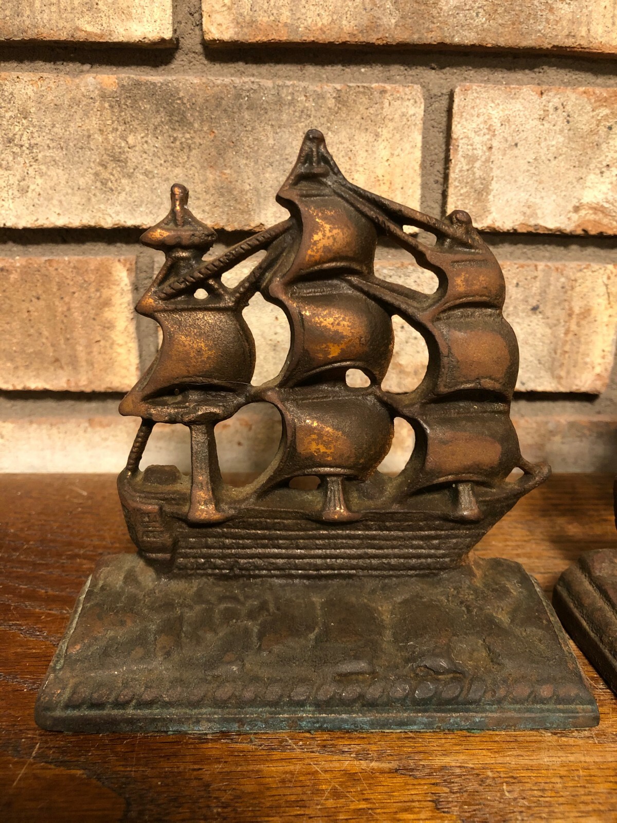 Cast Iron Old Ironsides Bookends Bookends / USS Constitution ,Old