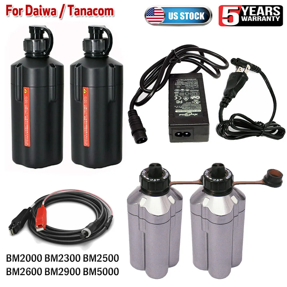 Upgraded Daiwa Tanacom 1000 750 Electric Reel Battery BM2300 2500 BM2600  BM2900