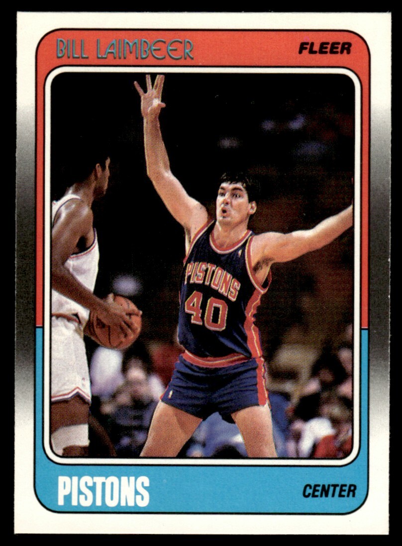 BILL LAIMBEER 1988-89 FLEER #42