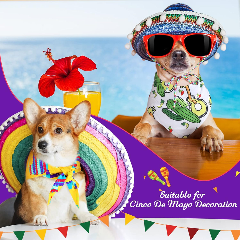 70 Pieces Dog Bandanas Bulk Summer Cinco De Mayo Dog Bandana for Dogs Mexican Tr eBay