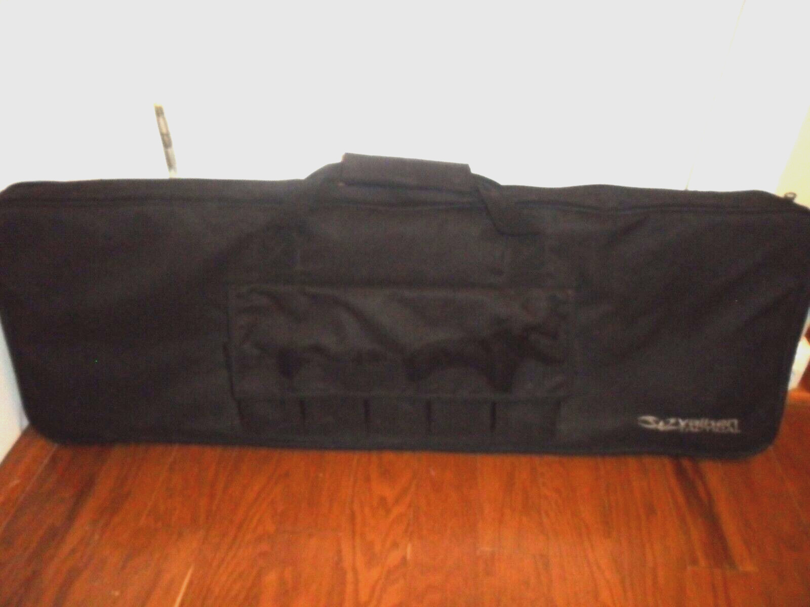 Tactical Rifle shotgun Soft Gun Case w/ padded magazine pouches + barrel cover