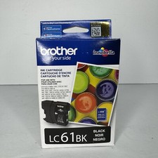 Brother Genuine LC61BK Standard-Yield Ink | Black Ink Cartridge - Expired 03/21