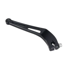 Black CNC-CUT Clutch Shift Lever For Harley 91-17 FX Softail Dyna Breakout FXDLS