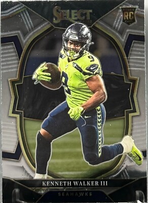 2022 Panini Select Football KENNETH WALKER III Rookie Card NFL