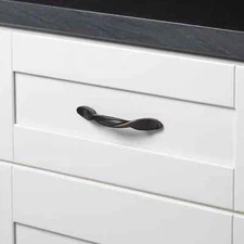 6 GlideRite Twist Cabinet Hardware Handle Pull Oil Rubbed Black 3" 87340-ORB-1