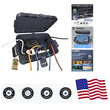 Waterproof Box with Large Capacity Outdoor Weatherproof Box, Gray