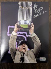 Pat Gillick HOF Auto Inscribed 2008 World Series Phillies 8x10 Photo