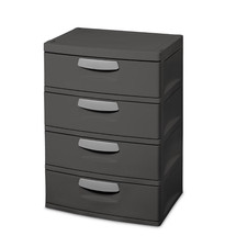 Sterilite 4 Drawer Storage Unit Durable Plast...