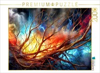 Calvendo Puzzle Flaming Transformation | 2000 Pieces, Finished Size 35.4 × 26.4