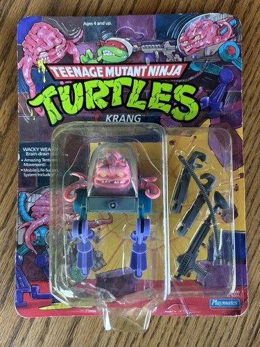 Vintage Teenage Mutant Ninja Turtles Krang Action Figure 1989 Playmates Sealed