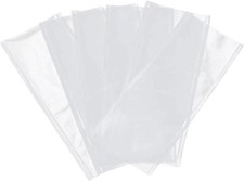100 Pieces Large Quick Water Soluble Baits Bags PVA Fishing Mesh Dissolve...