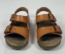 Cat  Jack Toddler Unisex Reagan Footbed Sandals Cognac Size 5