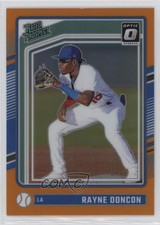 2024 Panini Donruss Optic Rated Prospects Orange Prizm 148/199 Rayne Doncon 19lw