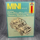 Mini Owners Workshop Manual 1969 to 1981 Haynes All Models Instruction Guide