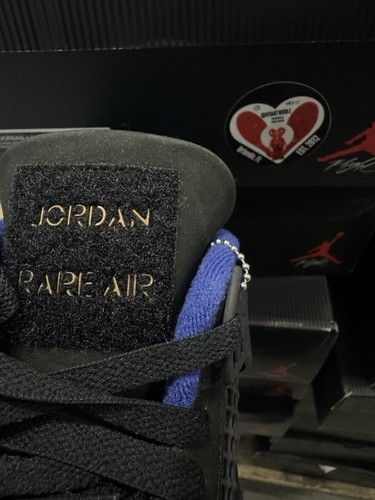 Gold Lettering Size 10 Nike Air Jordan 4 Retro Rare Air FV5029-003 Brand New