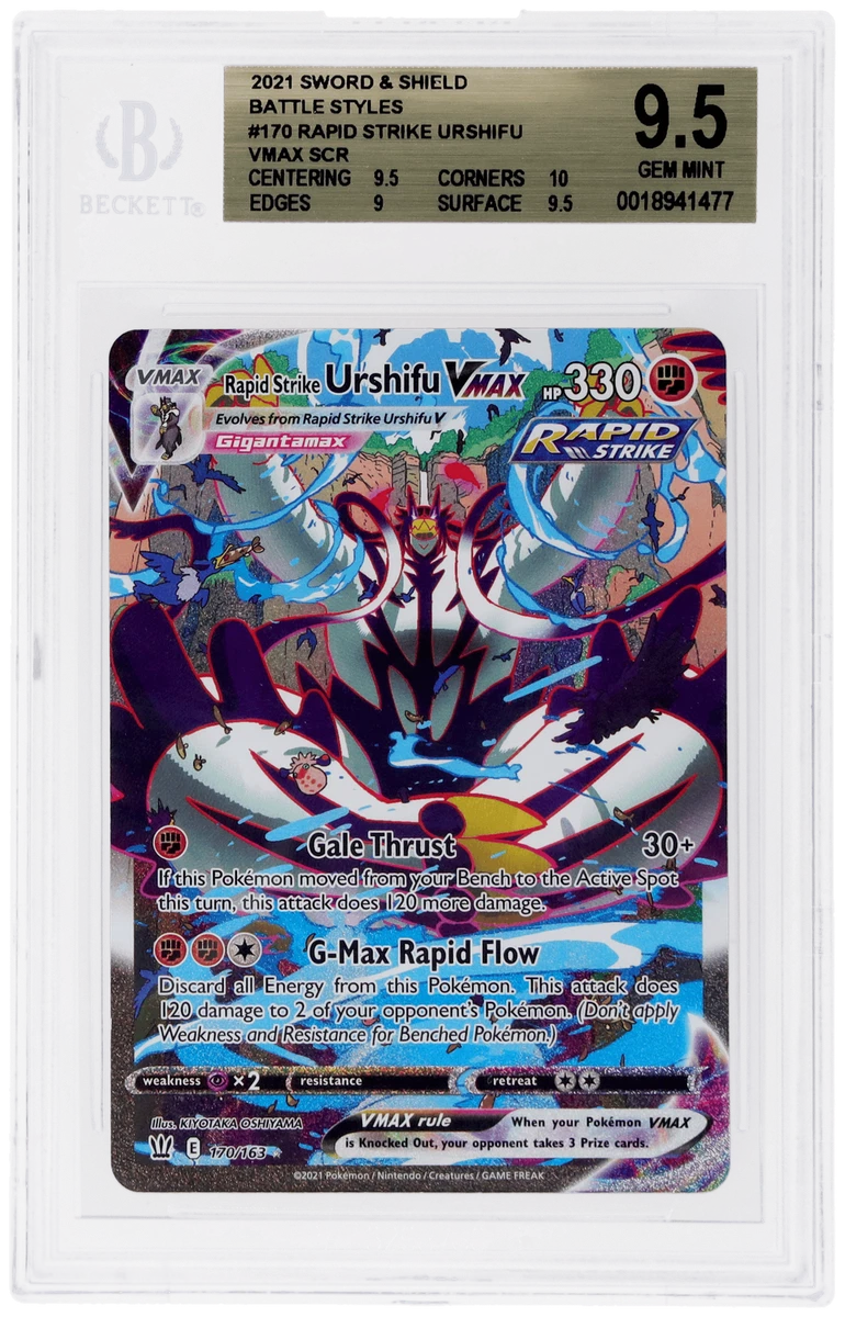 Pokémon TCG Beckett Grading Services (BGS) 9.5 Graded Secret Rare