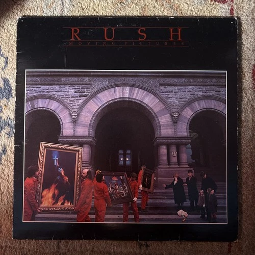 RUSH Moving Pictures Album LP Record 1981 Mercury Records SRM-1-4013 1st Press