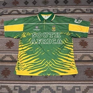 Maillot De Cricket Bangladesh ICC World Cup 2003 Vert Rouge - Taille XXL 2X - Occasion