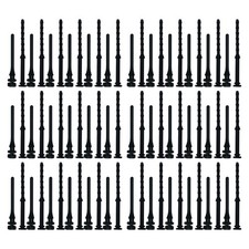 100Pcs Reusable Rubber Fan Mount Screws for Desktop Pc Cooling Shock Absorption