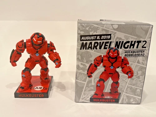 Hulkbuster Bobblehead • 2019 SF Giants Marvel Night 2 Stadium Exclusive w/ Box