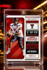 Patrick Mahomes RARE ROOKIE TICKET INVESTMENT CARD PANINI CHIEFS MVP MINT
