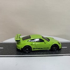 2016 Hot Wheels Nightburnerz #6/10 #117/365 Porsche 911 GT3 RS Lime Green w/J5 